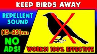 ANTI BIRDS REPELLENT SOUND  KEEP BIRDS AWAY - ULTRASONIC SOUND