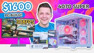 Awesome $1600 Gaming PC Build 2024!  [Full Build Guide - ft. RTX 4070 Super!]