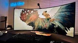 Monster Hunter Wilds Max Settings with HDR on a LG 45" UltraWide OLED | BEST Gaming Monitor Gameplay