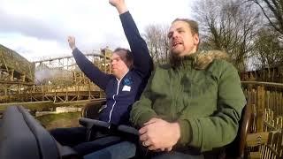 Wicker Man Roller Coaster Rider Reactions | First Rides On The Wicker Man @ Alton Towers