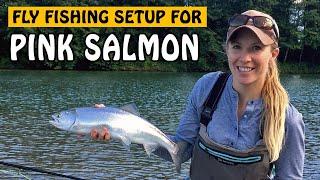 Fly Fishing Setup for Pink Salmon | Fishing with Rod