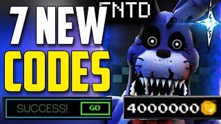 *NEW* ALL WORKING CODES FOR FIVE NIGHTS TD IN 2024! ROBLOX FIVE NIGHTS TD CODES