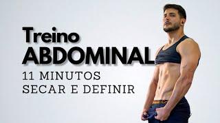 Treino de ABDOMINAL intenso - 11 MIN (em casa, sem equipamentos.)