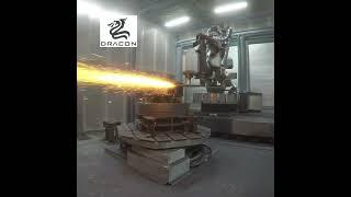 Robot Applications for Cleaning Iron Casting of Manholes