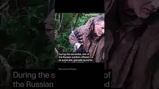 Surrendered Russian Troops Bringing Gift to Ukrainian Soldiers #warinukraine