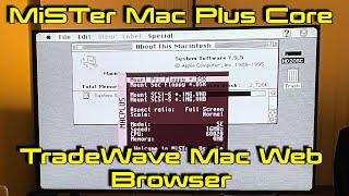 MiSTer Mac Plus Core - TradeWave Mac Web Browser