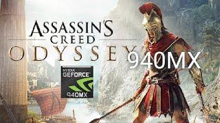 assassin's creed odyssey 940MX i5-7200U PERFORMANCE TEST