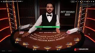 Bet Behind Pro Blackjack Live