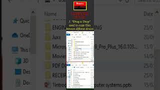 Drag and Drop between different devices of a computer