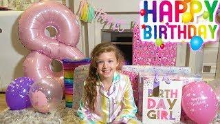 Isla's 8th Birthday Opening Presents!!