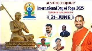 International Yoga Day 2025 at Statue of Equality | HH Chinna Jeeyar Swami | Jetworld