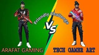 ARAFAT GAMING Vs TECH GAMER ART।Only UMP Challenge।Garena Free Fire।