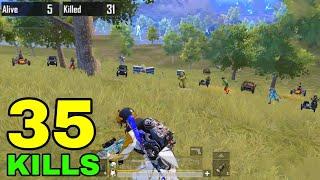 35 SOLO KILLS - NEW WORLD RECORD in SEASON 17!! | 35 KILLS SOLO vs SQUADS | PUBG Mobile