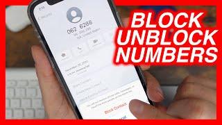 How To Block Numbers on iPhone & How To Unblock People On iPhone 12 Pro