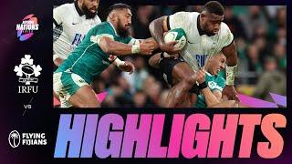 HIGHLIGHTS | IRELAND V FIJI | AUTUMN NATIONS SERIES