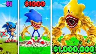 $1 To $1,000,000 SHIN SONIC In GTA 5!