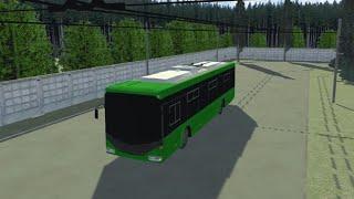 Micro trolleybus simulator | Trolleybus test БКМ 321