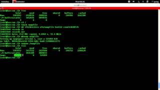 Linux - Create Swap Area (File method) without Partitioning