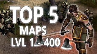 TOP 5 Maps to Level 1-400 - MU Online 2024 Webzen Gameplay