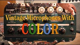 Vintage Microphones With Color