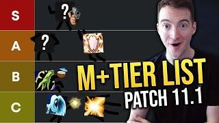 OFFICIAL 11.1 Mythic+ Healer Tier List