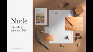 Nude Branding Mockups Kit Graphic Download