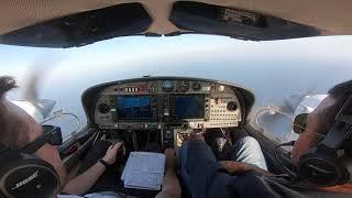 DA42NG Training IFR Flight LLHZ-LLBG (BENQO1 DEP + ILS12) - Time Lapse