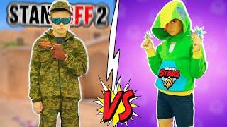 СТАНДОФФ 2 Против БРАВЛ СТАРС Standoff 2 VS Brawl Stars Edik FunTube