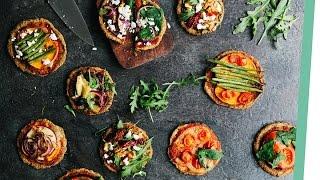 Grüne Mini-Pizza | Green Mini Pizza | Living The Healthy Choice