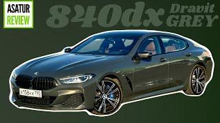 Обзор BMW 840dx Gran Coupe G16 Dravit Grey / Tartufo