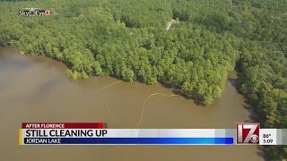 Water being released from Jordan Lake into Cape Fear River