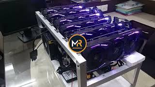 COMPLETE  BUILD - ETH MINER  - Still running STRONG !!!  Total Hash - 183 MHs