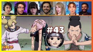 Naruto Episode 43 | Temari vs Tenten & Shikamaru vs Kin | Reaction Mashup ナルト