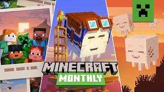 LATEST GAME DROP IS OUT! + COMMUNITY CHALLENGES AND MORE! | MINECRAFT MONTHLY