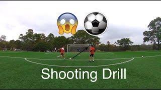 Best shooting drill in football | Soccer | 1st touch & finish with Goal Keeper | Joner 1on1