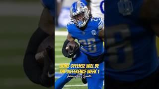 Lions offense will be the DIFFERENCE week 1 | Johnny Gaz Sports #detroitlions #nfl #football