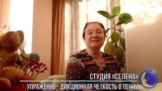 Студия СЕЛЕНА - Вокальные упражнения - Дикционная чёткость в пении