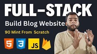 Build a Secure Blog with HTML, CSS, JavaScript, and Firebase Realtime Database | Web Dev Project 