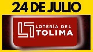 Resultado LOTERIA DEL TOLIMA del lunes 24 de JULIO de 2023  (ULTIMO SORTEO)