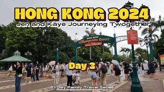 Hong Kong Travel Vlog | Day 3: Hong Kong Disneyland | 5-Day Family Travel Series