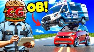 Police Patrol with OB Ends in Crashed Van in Police Simulator Highway Patrol!