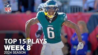 Top 15 Plays From Week 8 | NFL 2024 Season