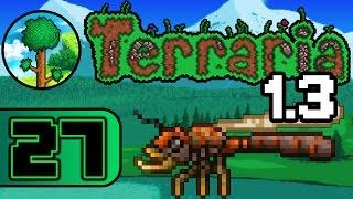 Let's Play: Terraria - Episode 27 - UNDERGROUND DESERT ENTRANCE