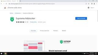 Supreme Adblocker adware-type extension (removal guide).