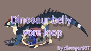 Dinosaur belly vore loop by disregard67 #[V- ANIM 3]