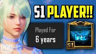 WHAT A SEASON 1 PLAYER LOOKS LIKE NOW IN PUBG MOBILE!!