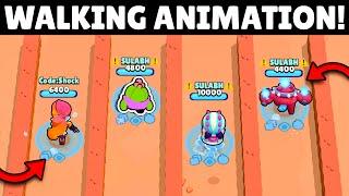 All The Skins With Custom Walking Animations!! | Brawl Stars #ClassicBrawl