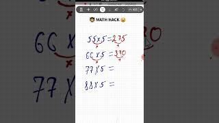 Math hack #shorts #matematika #mathhack #mathvideo #math