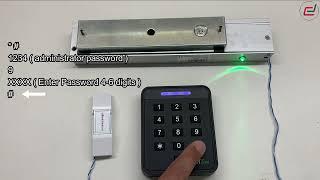 ZKTeco SA40B How to Add Password Using Administrator Password