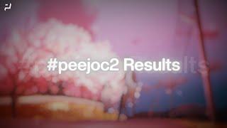 #PeeJOC2 Results